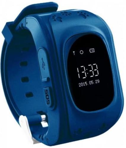 gps часы Q50 синие