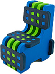 KAC-830. Детский сборный стульчик из мягких модулей.