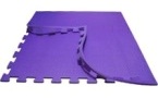 фиолетовый коврик пазл 1м*1м*1см, мягкий пол для детского сада, износостойкий мягкий пол